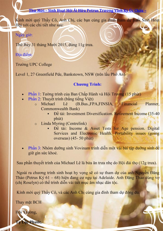 Sinh hoat thang 10 2015