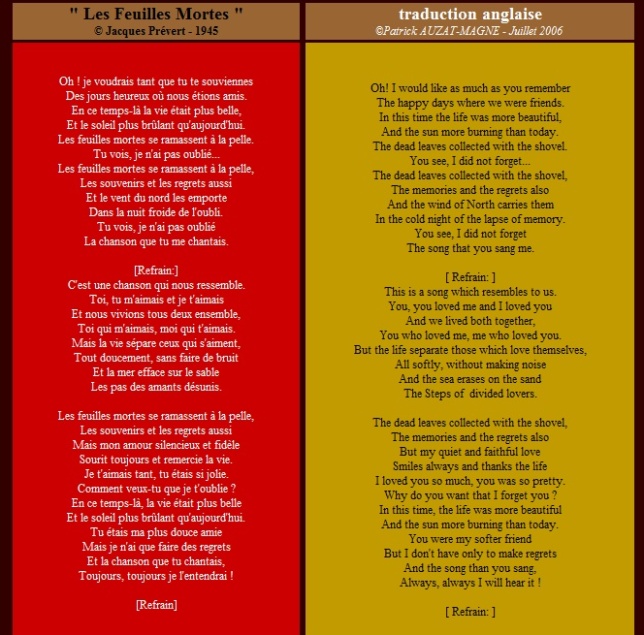 LesFeuillesMortes-lyrics