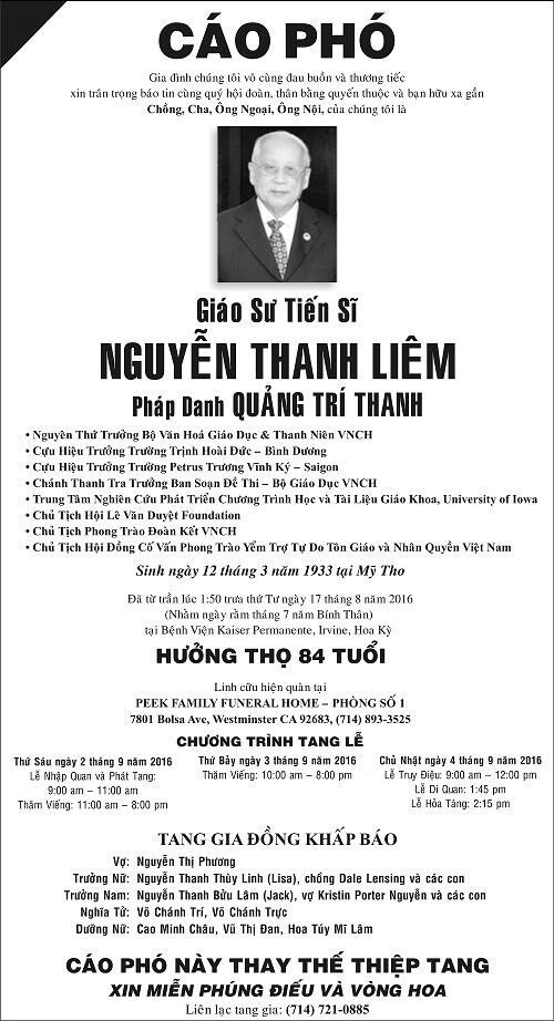 CaoPho-GSTSNguyenThanhLiem