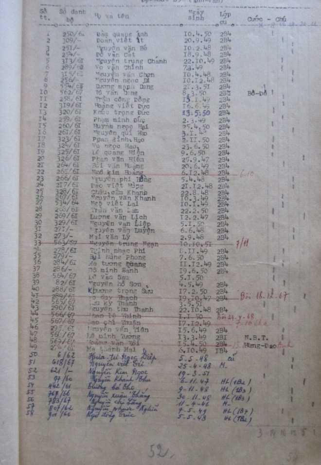 De Nhat B5-67-68 NK 61-68