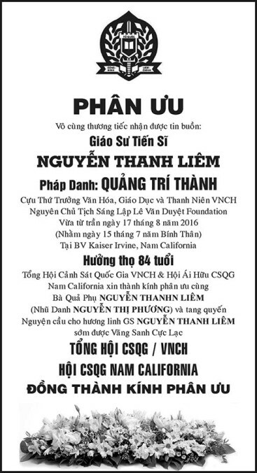 PhanUu-GSTSNguyenThanhLiem-CanhSatQuocGiaVNCH