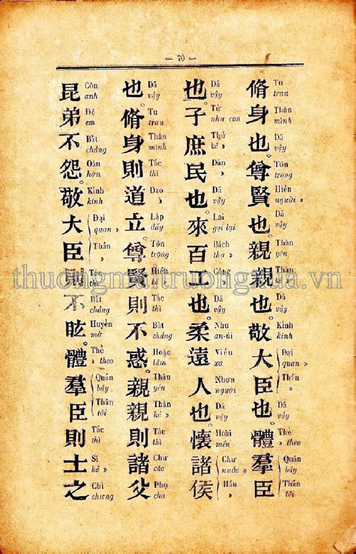 Tu thu trung dong 071