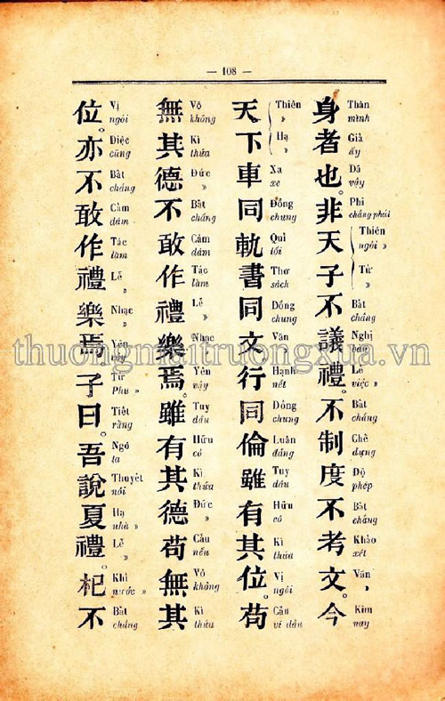 Tu thu trung dong 109