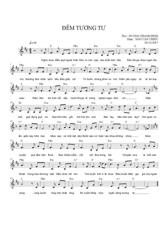 Dem tuong tu - Ngo Can Chieu