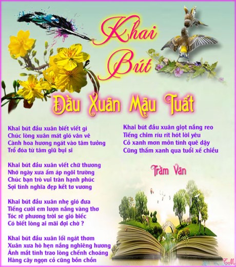 Khai but dau xuan mau tuat