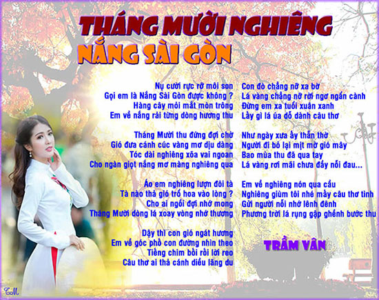 Thang 10 nghieng nang Saigon
