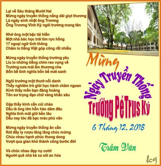 Mung Ngay Truyen Thong Truong Petrus Ky