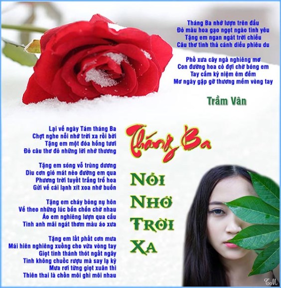 Thang ba noi nho troi xa