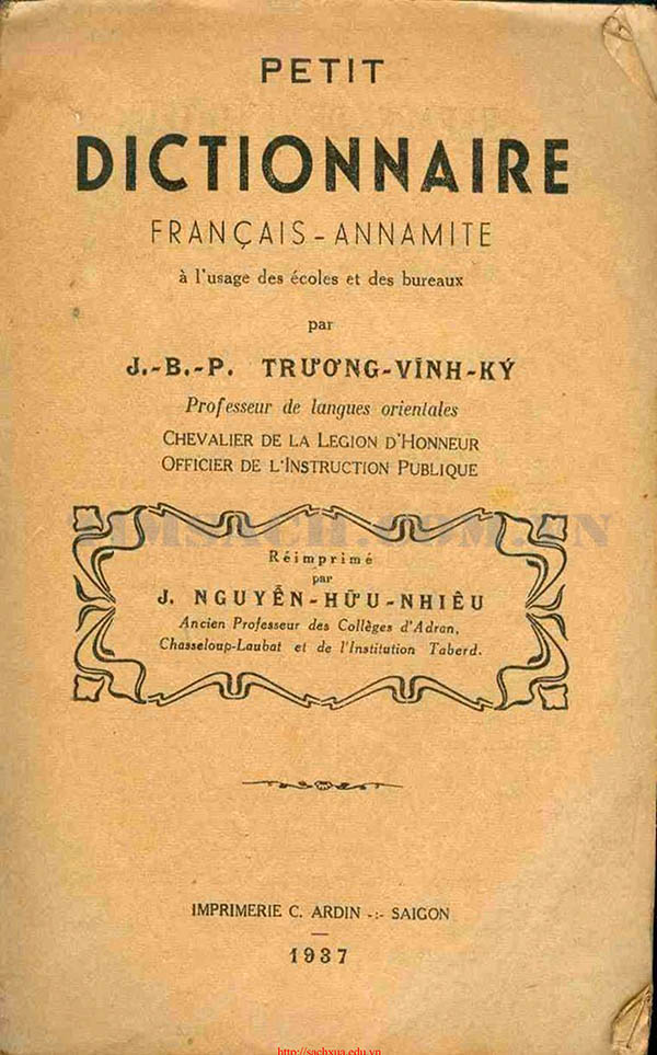 danh muc sach Petrus Ky 01