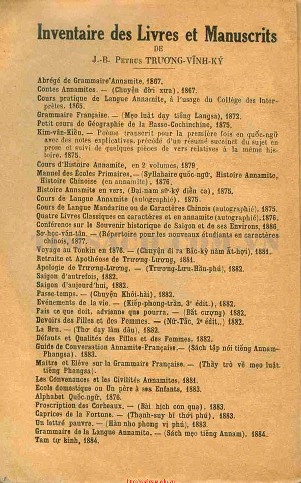 danh muc sach Petrus Ky 02