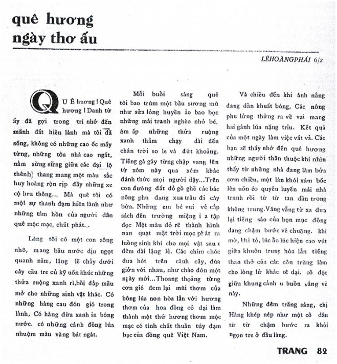 39 PK 69 - que huong ngay tho au
