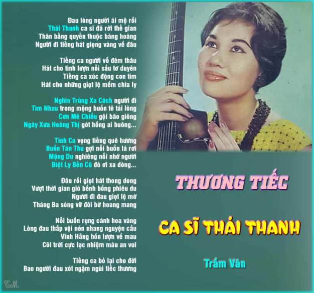 thuong tiec ca si Thai Thanh
