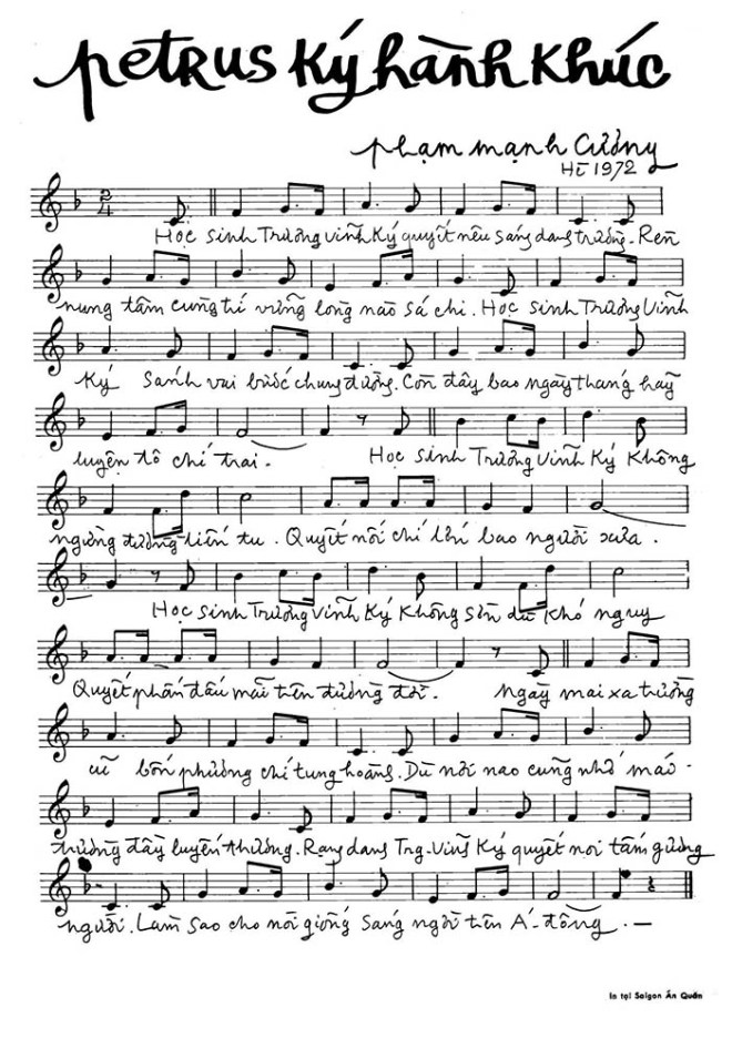 ky yeu 72 - Petrus Ky hanh khuc