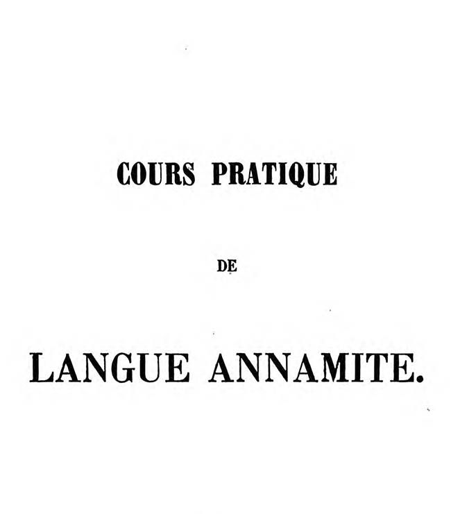 Cours pratique de langue annamite 02
