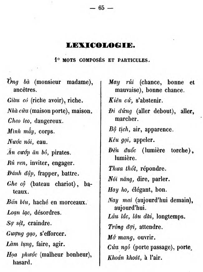 Cours pratique de langue annamite 67