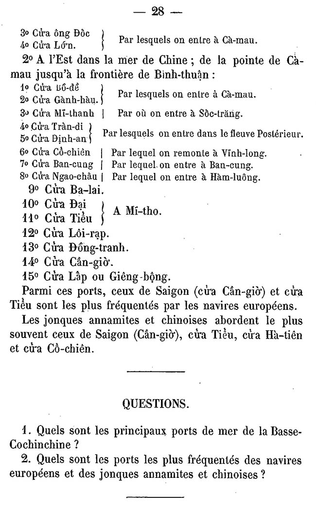 Petit cours de géographie - TVK 28