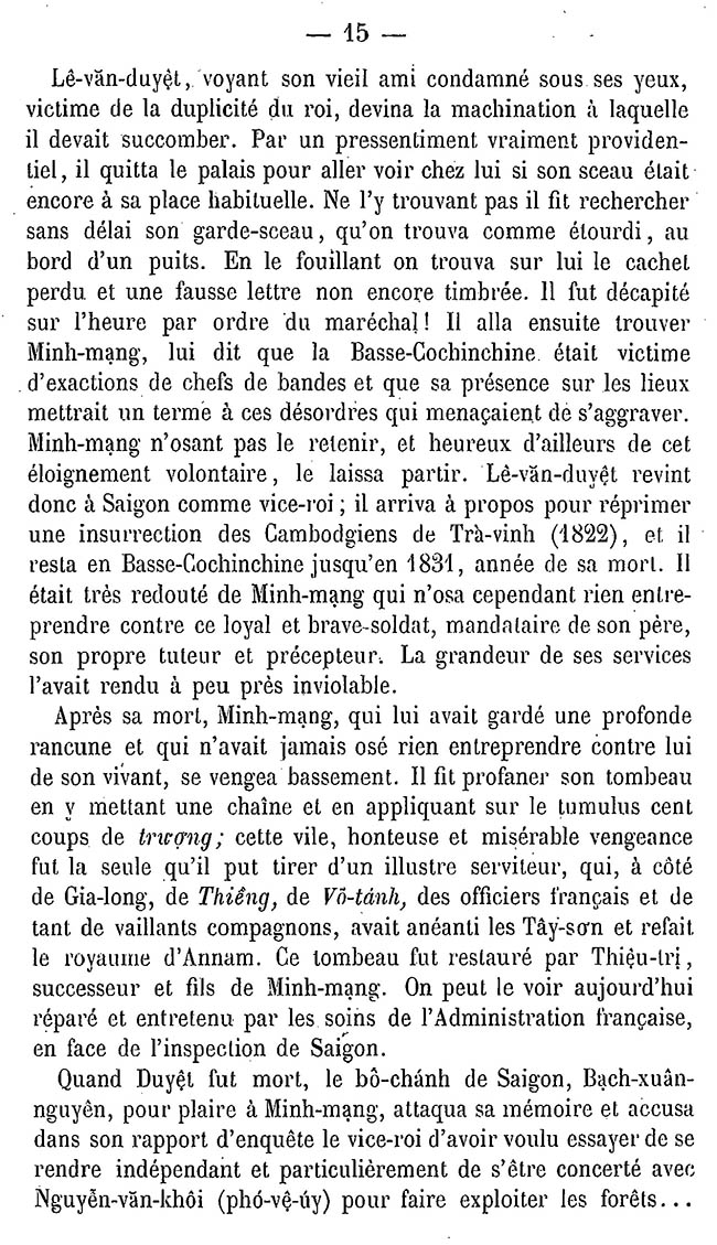 Saigon et ses environs - TVK 15