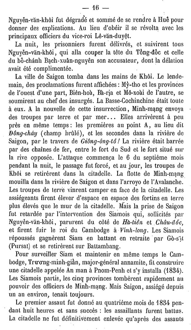 Saigon et ses environs - TVK 16