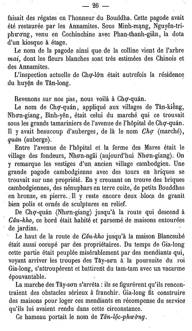 Saigon et ses environs - TVK 26